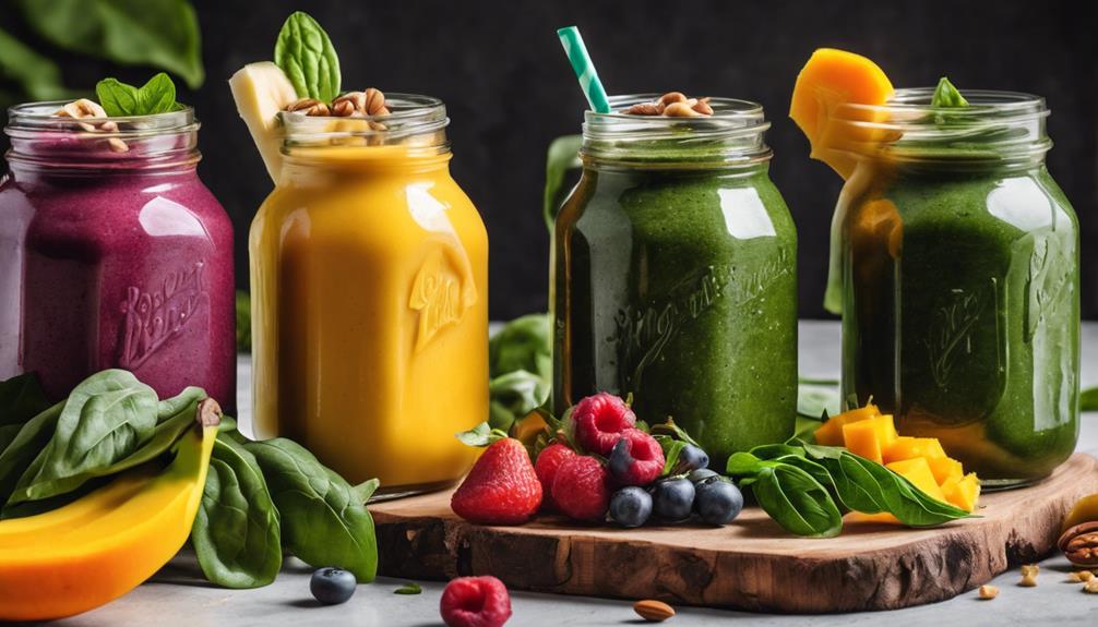 vitamins and protein smoothies