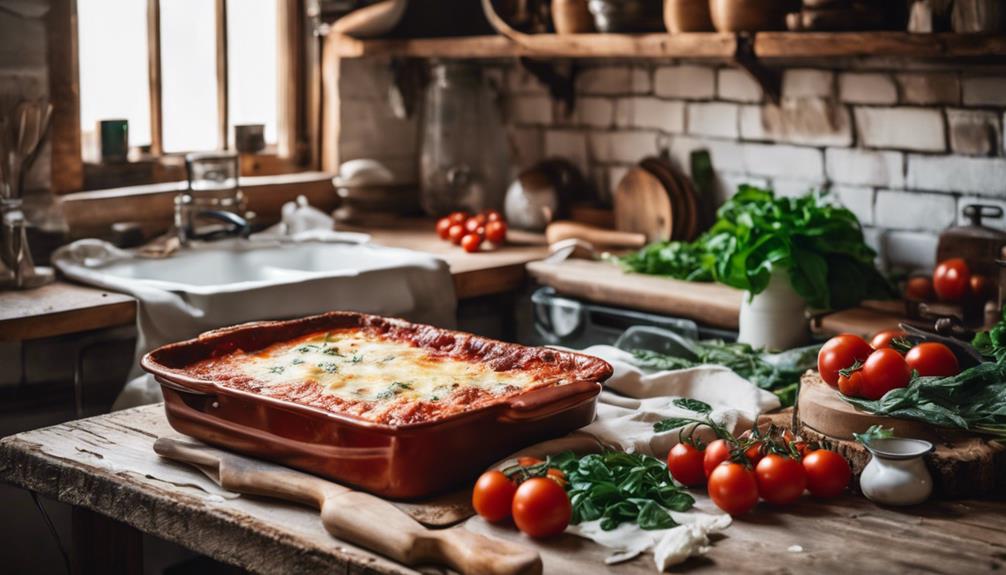 tasty healthy homemade lasagne