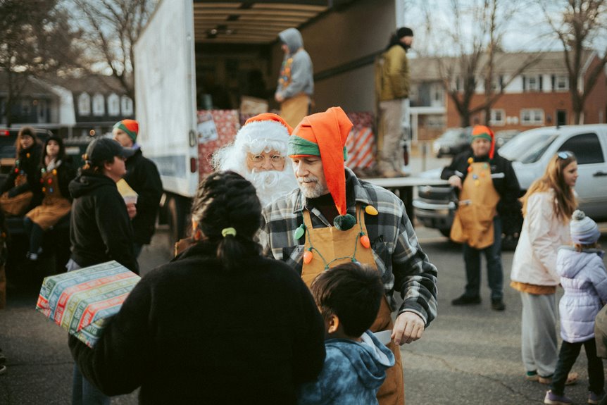 christmas inspires generosity and kindness