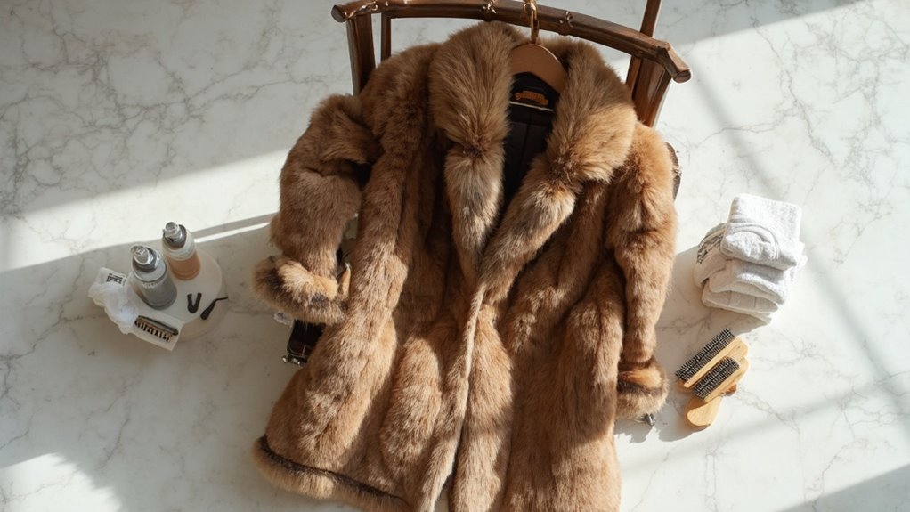 fur coat home cleaning restoration