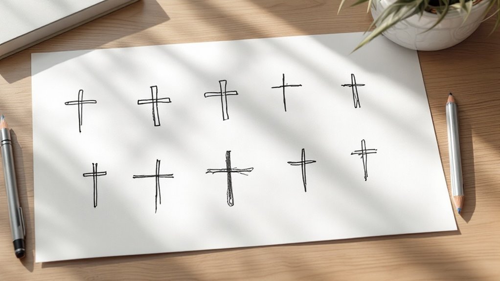 cross drawing reflects personality