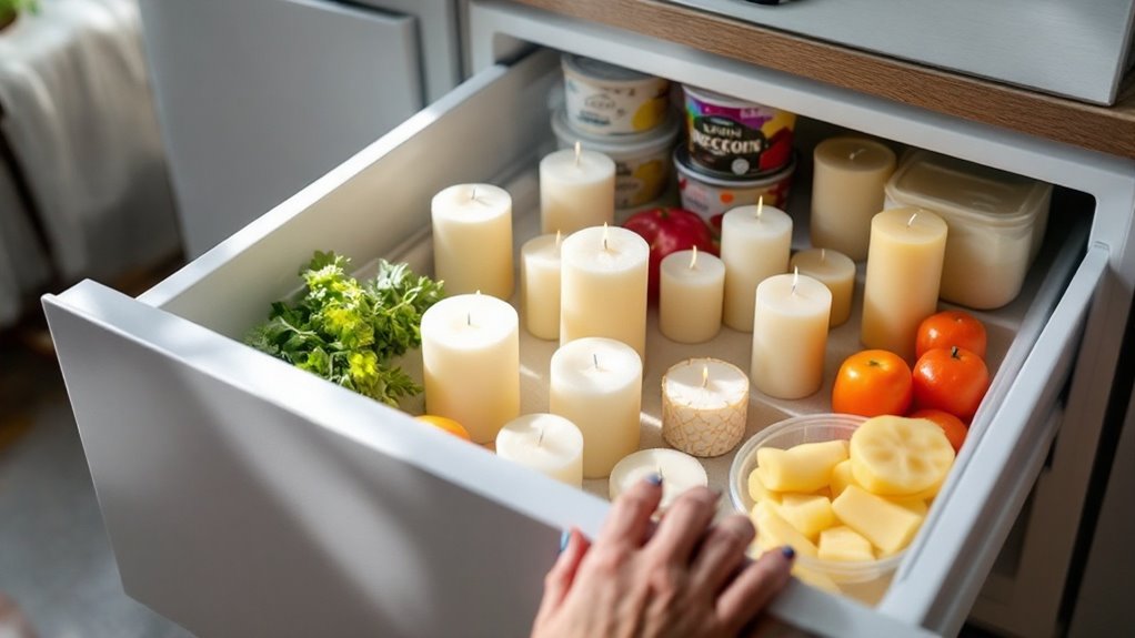 freezing paraffin and wax