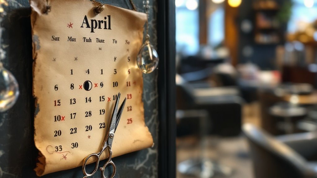 moon hair cutting calendar