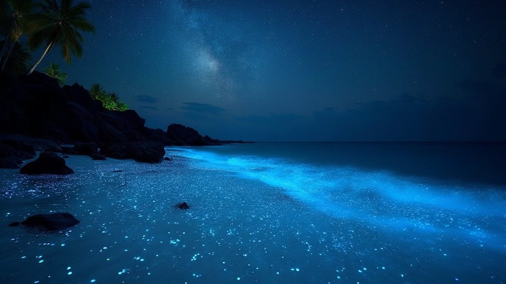 starry beach hidden travel destination