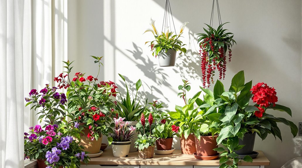 year round flowering houseplants