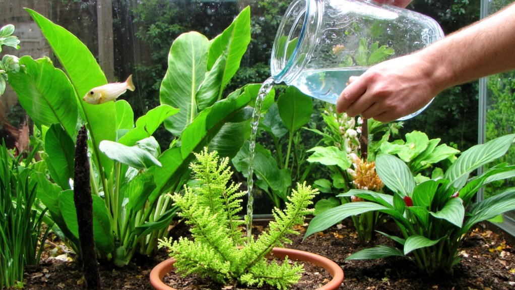 tręšimui skirtas akvariumo vanduo