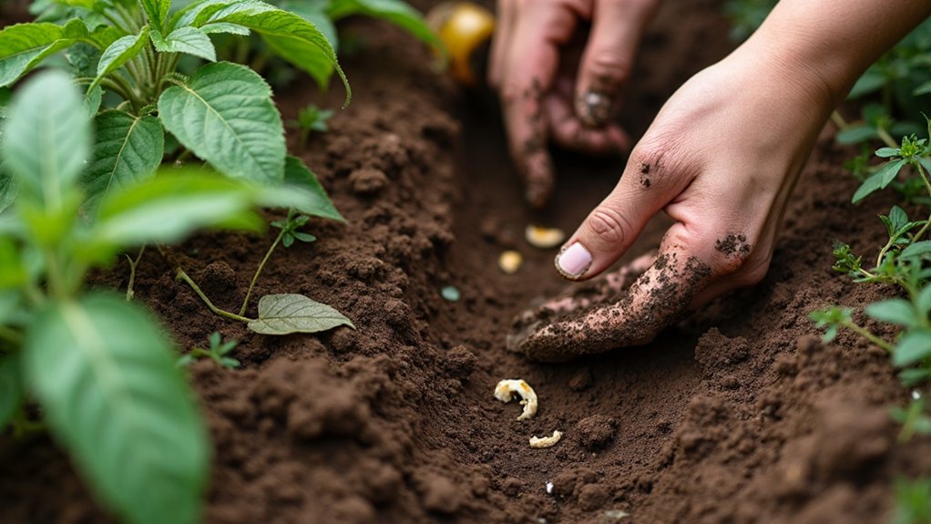 gardening tips bury bananas