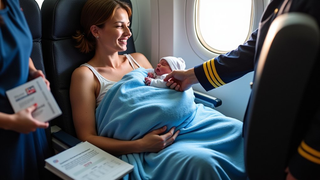 mid air birth celebration announced