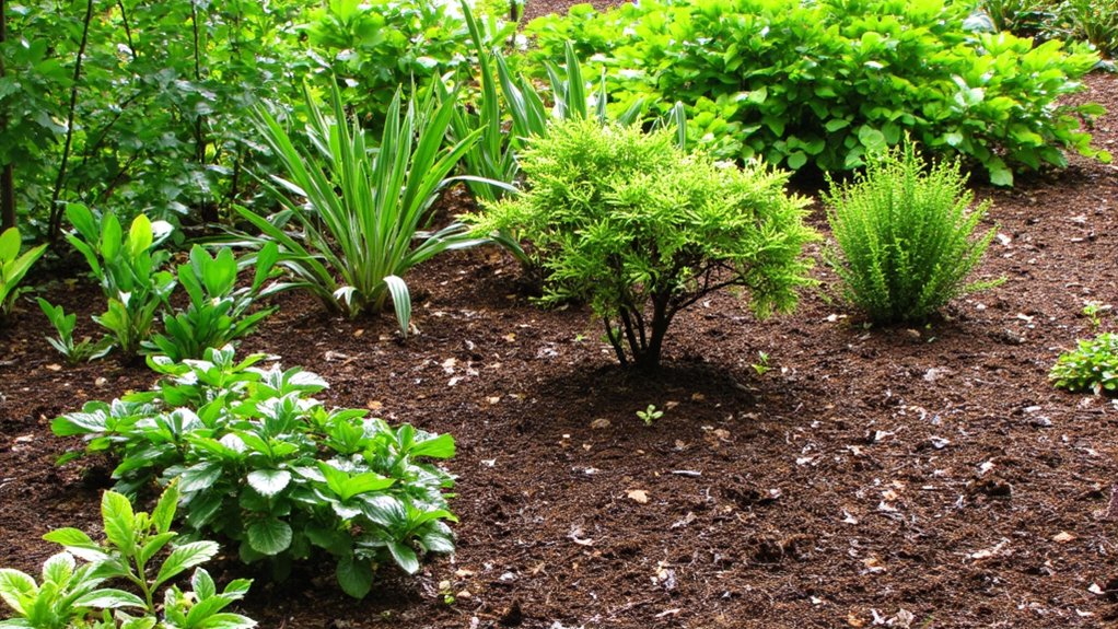 mulčiavimas efektyviai sulaiko drėgmę