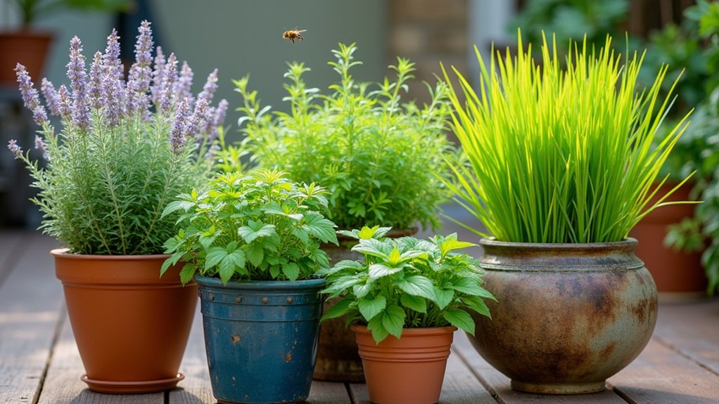 top mosquito repelling container herbs
