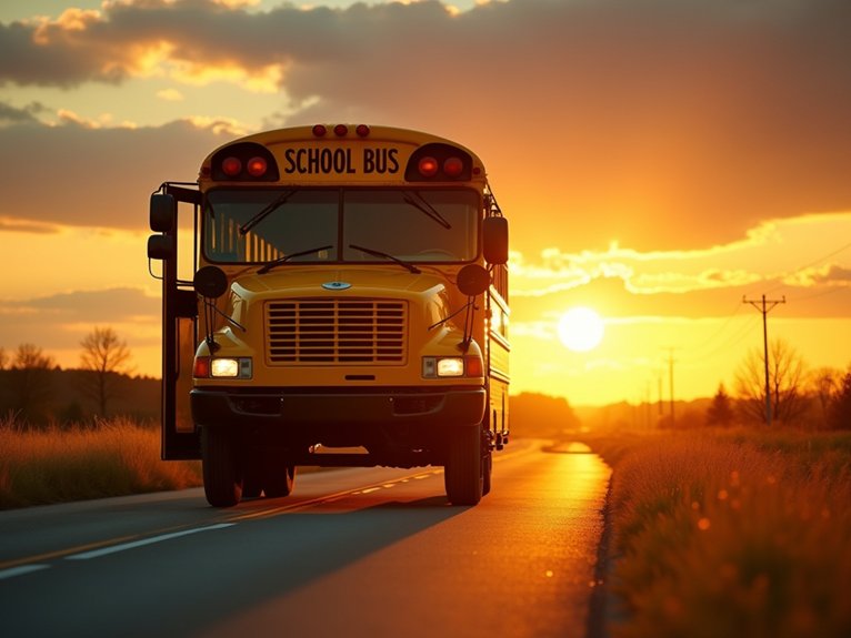 buses in the us remain yellow