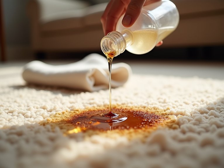 quick carpet coffee stain removal