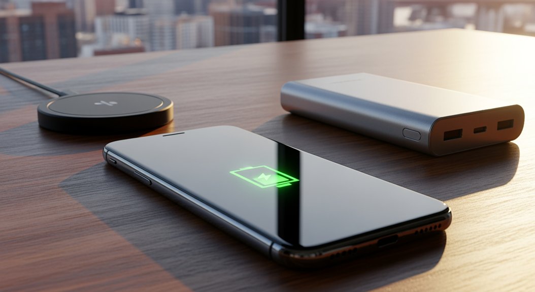 naujos kartos telefono baterijos, veikiančios visą savaitę